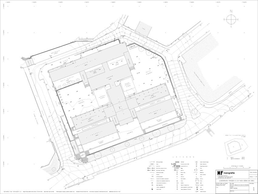 Planos topográficos 2D, 3